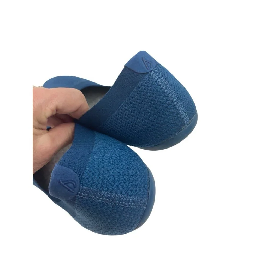 *Allbirds Tree Breezer Ballet Flat Womens Size 11 Blue Fabric Knit Slip On Shoe - Picture 6 of 10